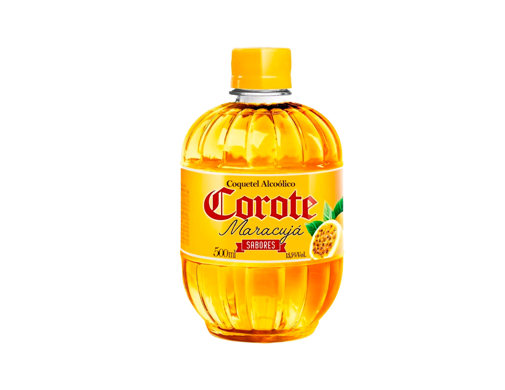 COQUETEL DE VODKA MARACUJÁ COROTE 500 ML (CX 12 UN)